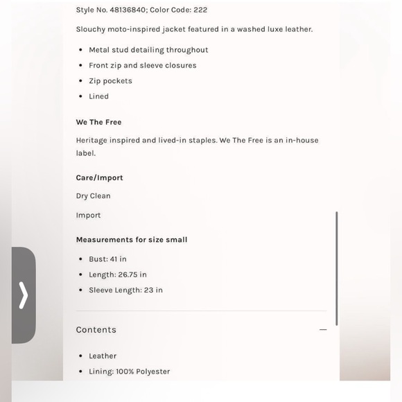 NWOT FREE PEOPLE Jealousy leather jacket biker jacket - Picture 9 of 9